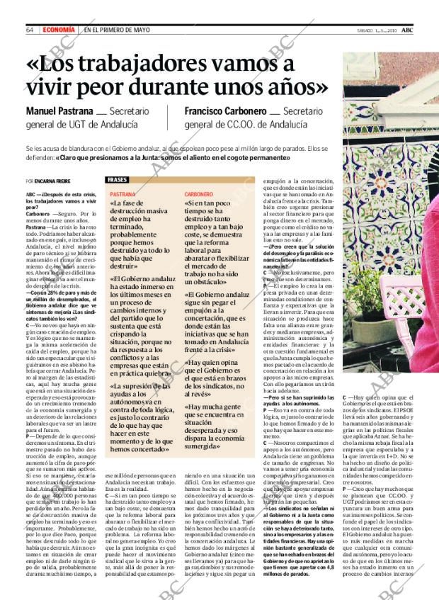 ABC SEVILLA 01-05-2010 página 64
