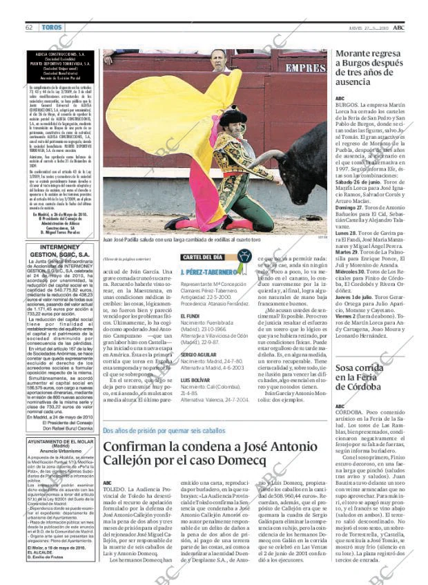 ABC MADRID 27-05-2010 página 62