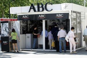 El puesto de ABC en la Feria del Libro