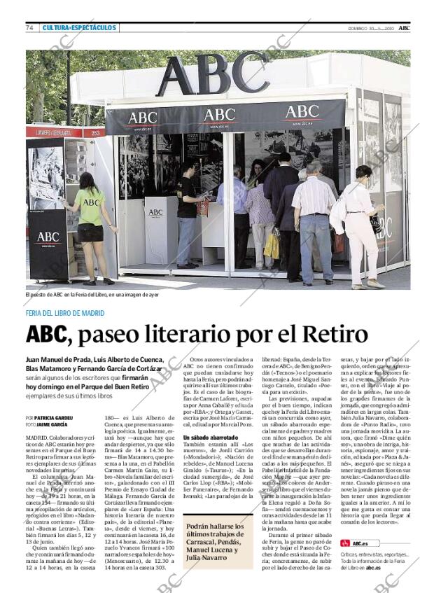 ABC MADRID 30-05-2010 página 74