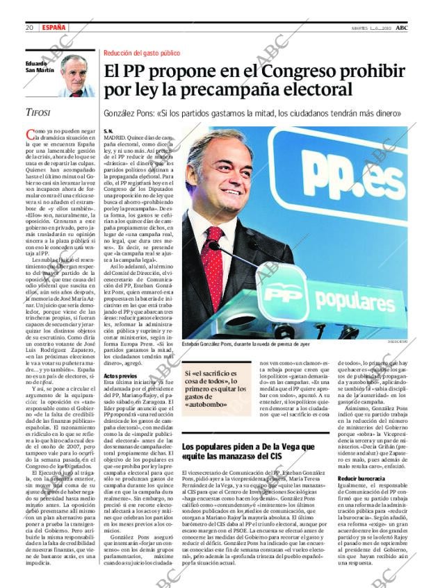 ABC MADRID 01-06-2010 página 20