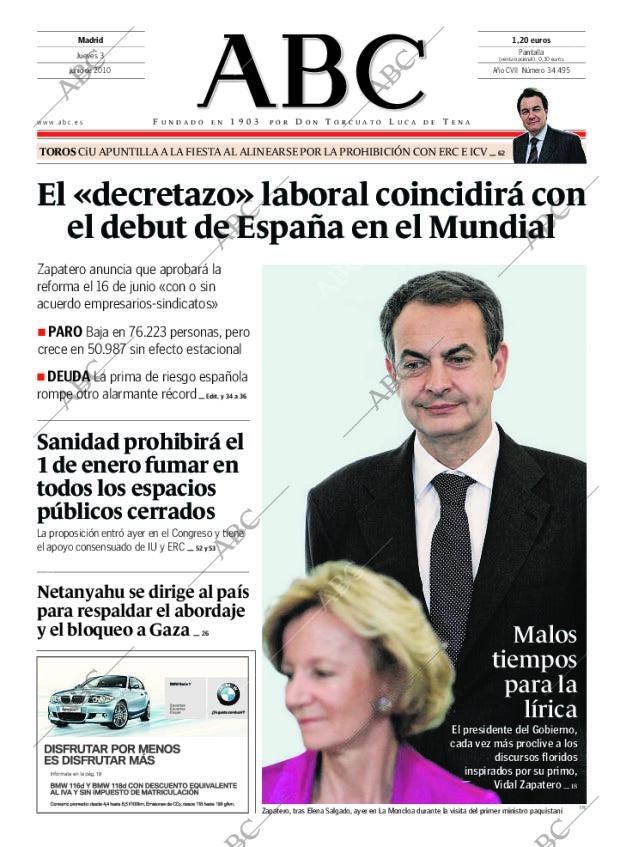 ABC MADRID 03-06-2010 página 1