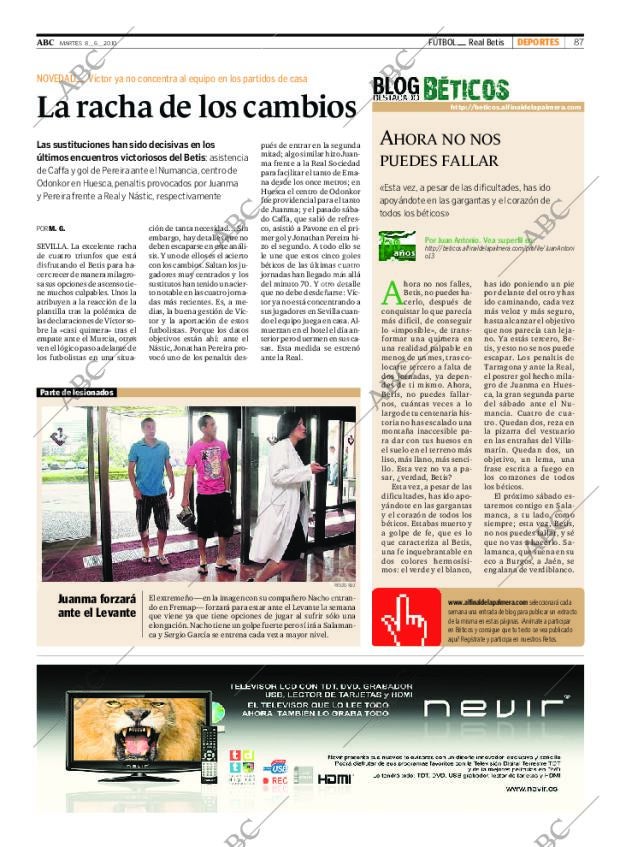 ABC SEVILLA 08-06-2010 página 87