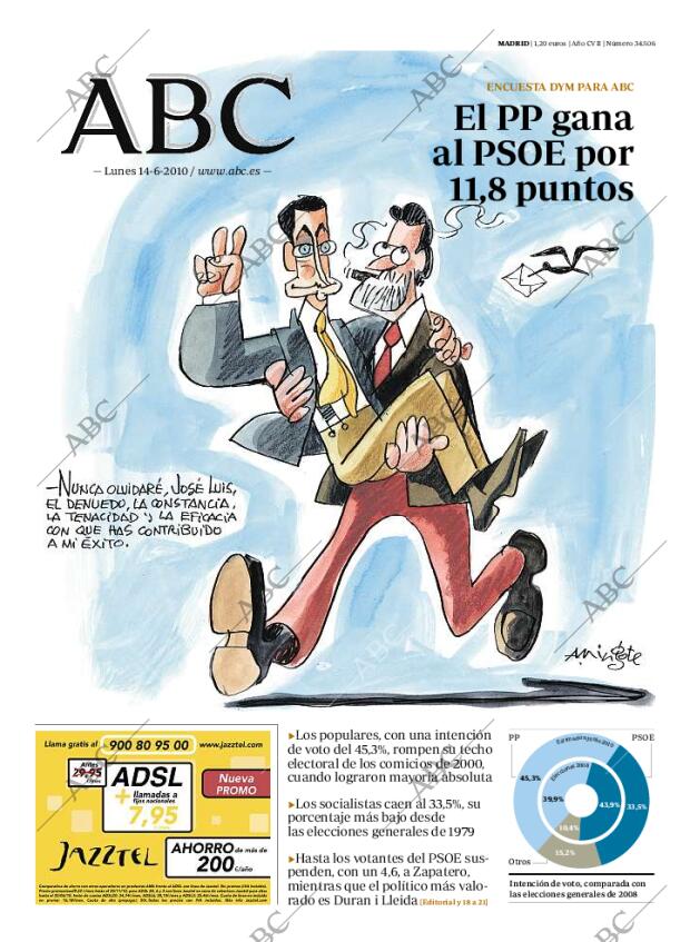ABC MADRID 14-06-2010 página 1