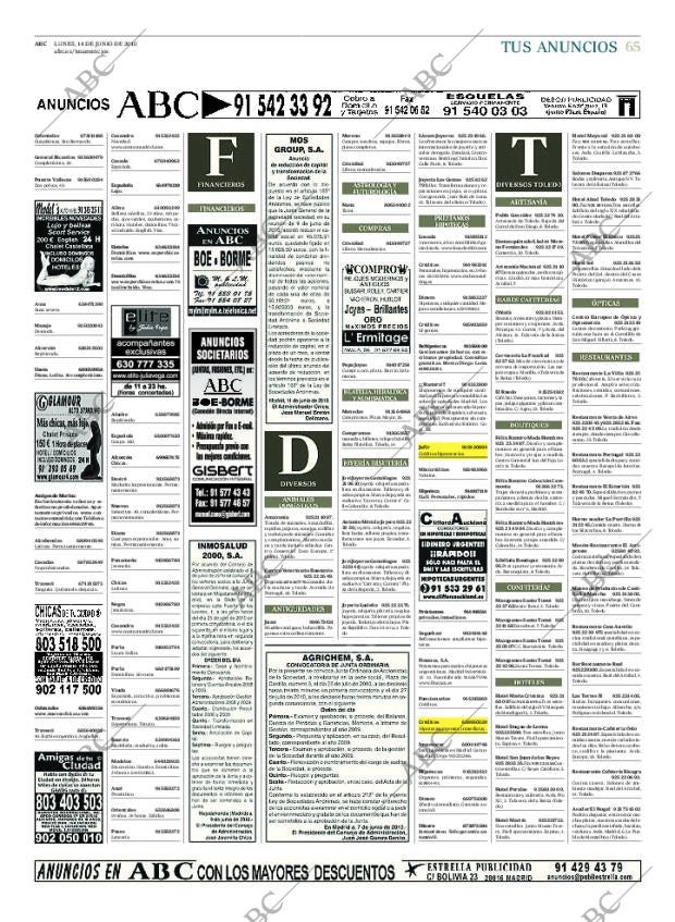 ABC MADRID 14-06-2010 página 65