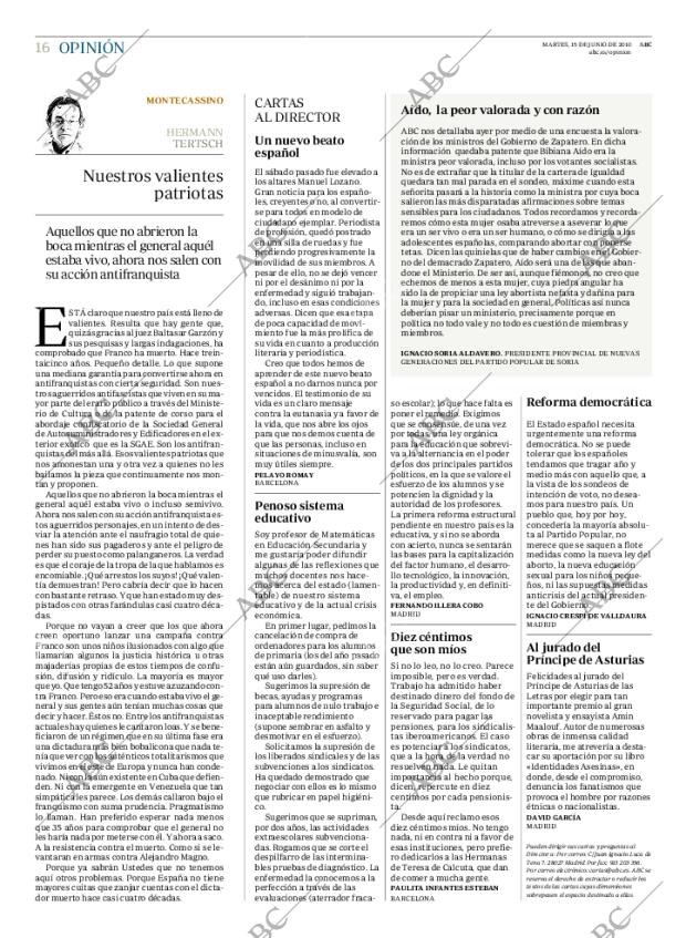 ABC MADRID 15-06-2010 página 16