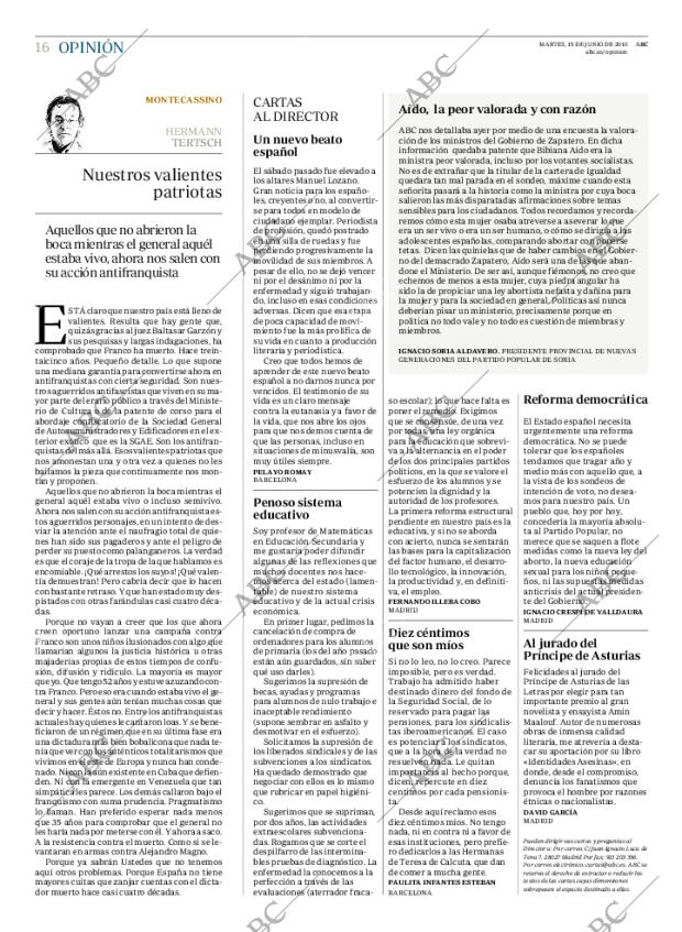 ABC MADRID 15-06-2010 página 16