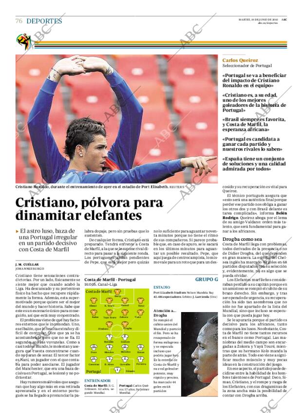 ABC MADRID 15-06-2010 página 76