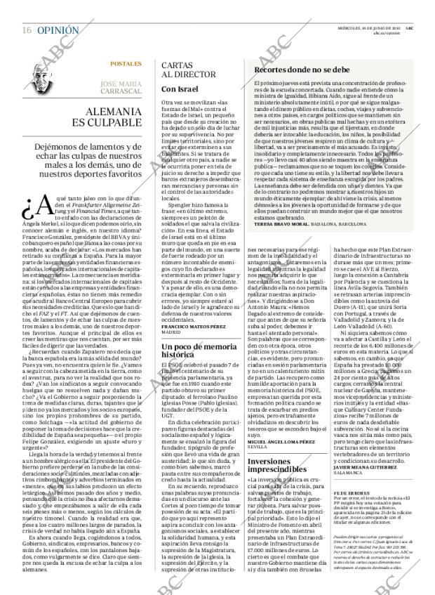 ABC MADRID 16-06-2010 página 16
