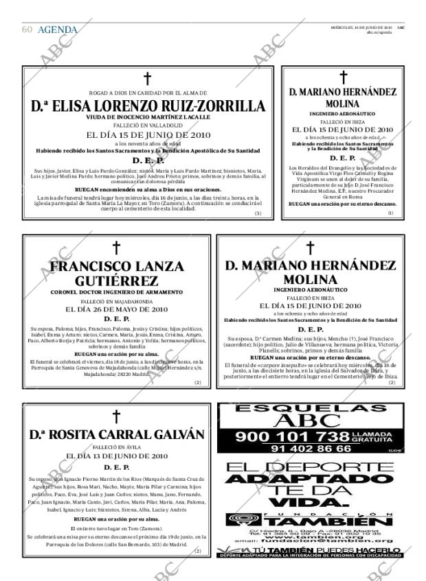 ABC MADRID 16-06-2010 página 60