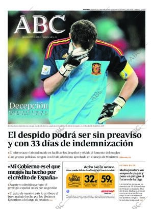 ABC MADRID 17-06-2010 página 1