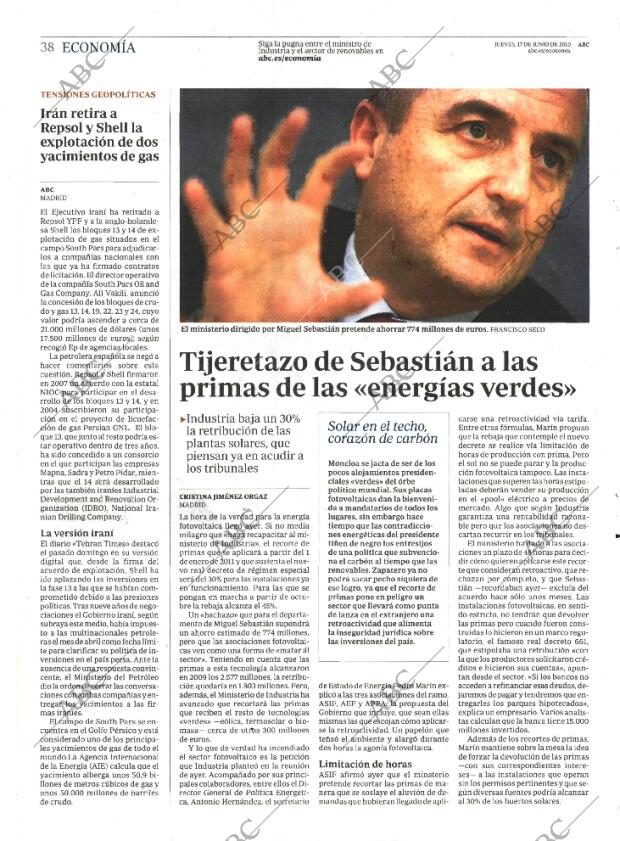 ABC MADRID 17-06-2010 página 38