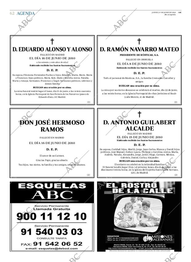 ABC MADRID 17-06-2010 página 62
