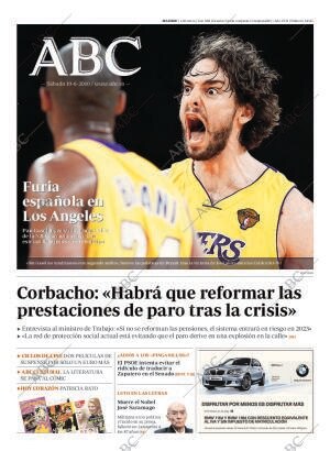 ABC MADRID 19-06-2010 página 1