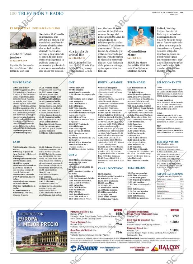ABC MADRID 25-06-2010 página 100