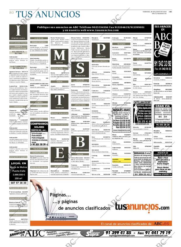 ABC MADRID 25-06-2010 página 80