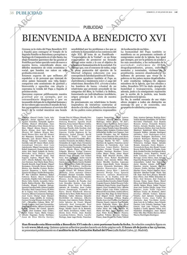 ABC MADRID 27-06-2010 página 38