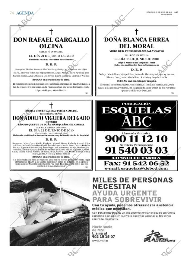 ABC MADRID 27-06-2010 página 74