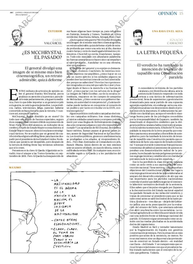 ABC MADRID 01-07-2010 página 15