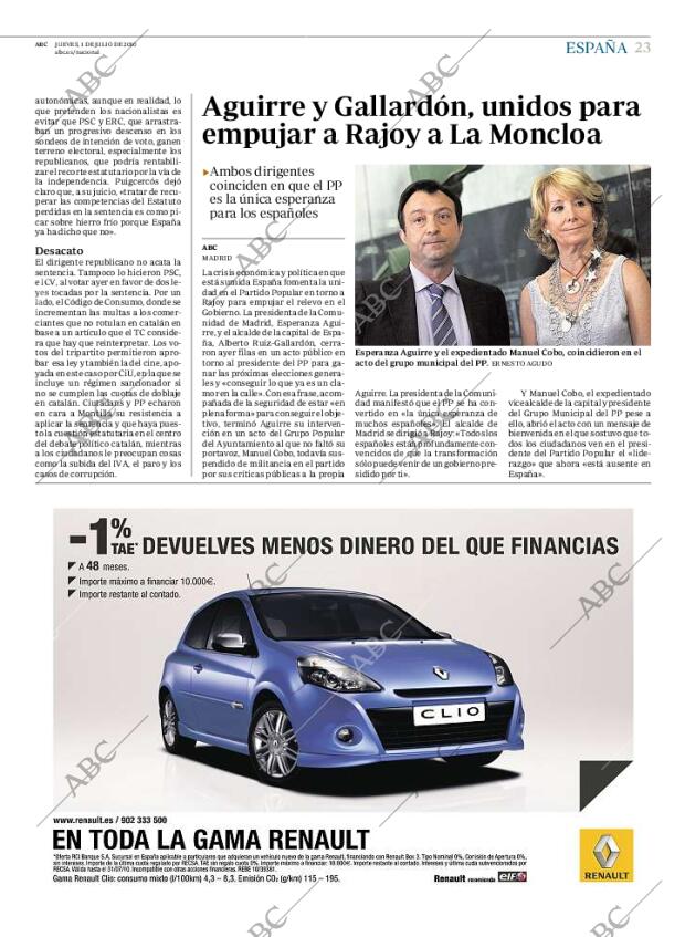 ABC MADRID 01-07-2010 página 23