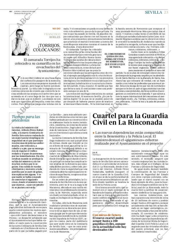 ABC SEVILLA 01-07-2010 página 23