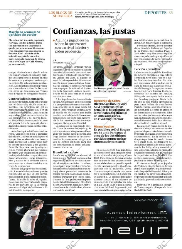 ABC SEVILLA 01-07-2010 página 85