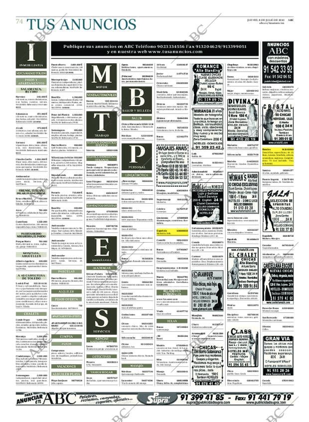 ABC MADRID 08-07-2010 página 74