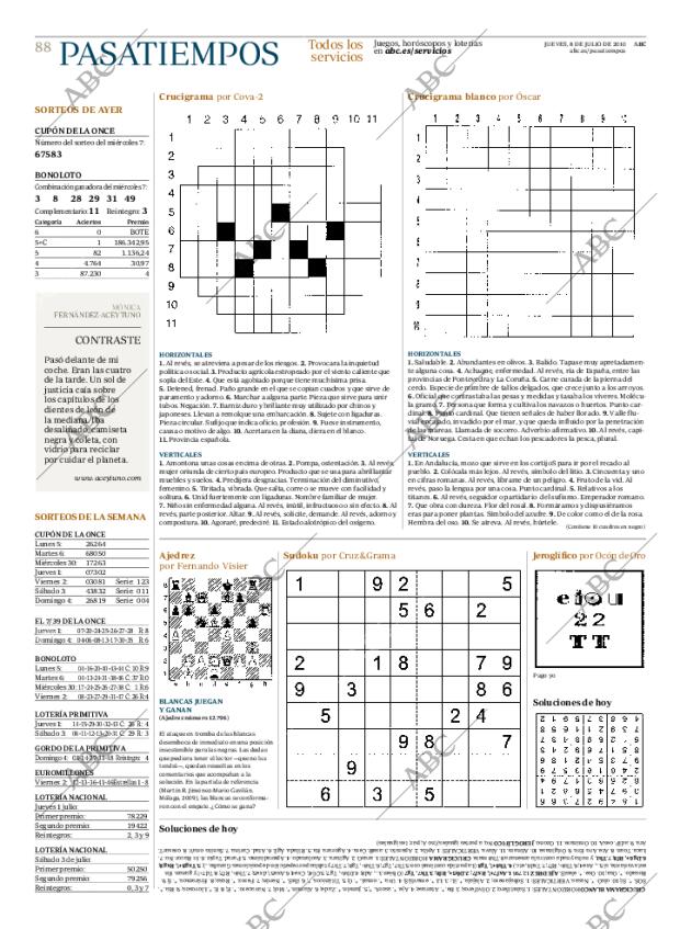 ABC MADRID 08-07-2010 página 88