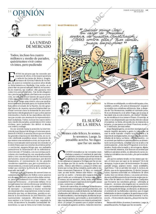 ABC MADRID 10-07-2010 página 14