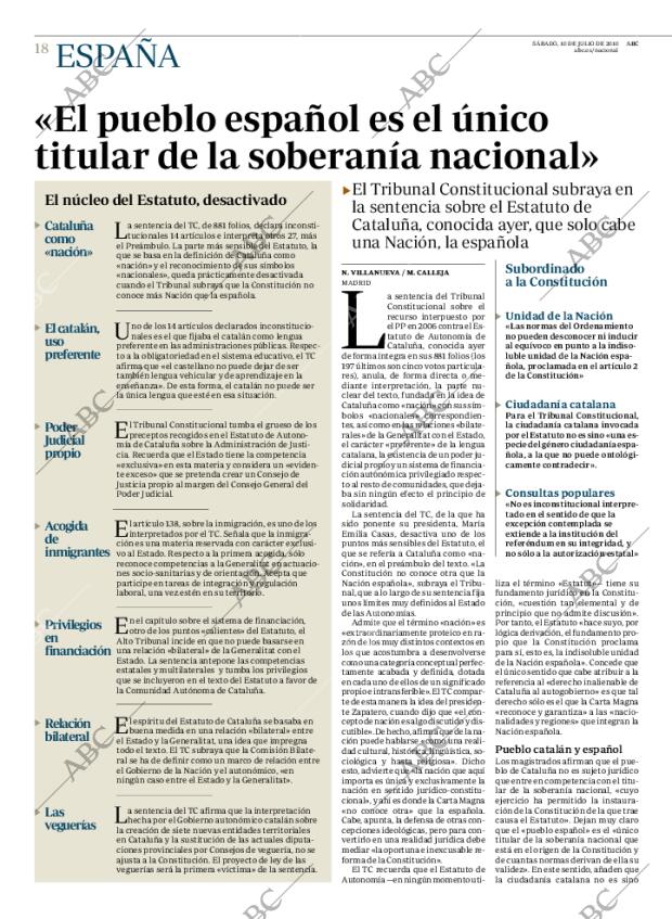 ABC MADRID 10-07-2010 página 18