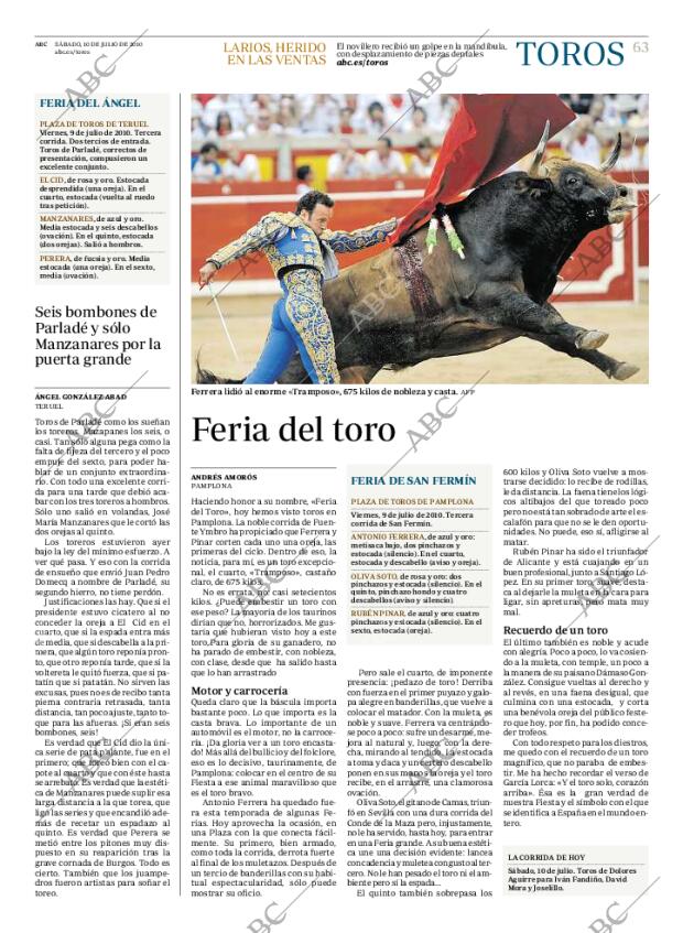 ABC MADRID 10-07-2010 página 63