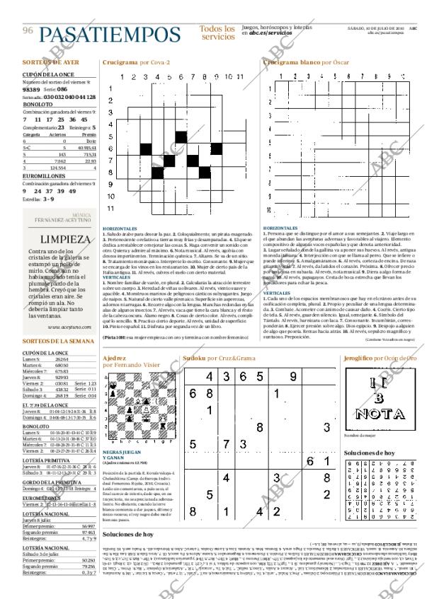ABC MADRID 10-07-2010 página 96