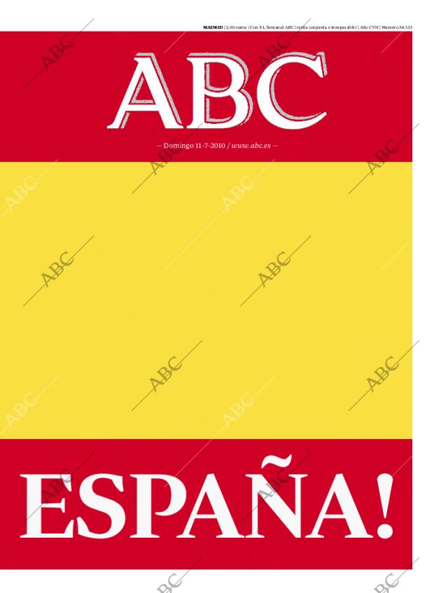 ABC MADRID 11-07-2010 página 1