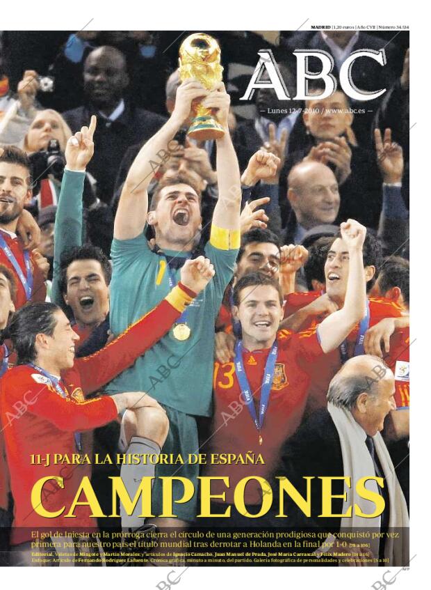 ABC MADRID 12-07-2010 página 1
