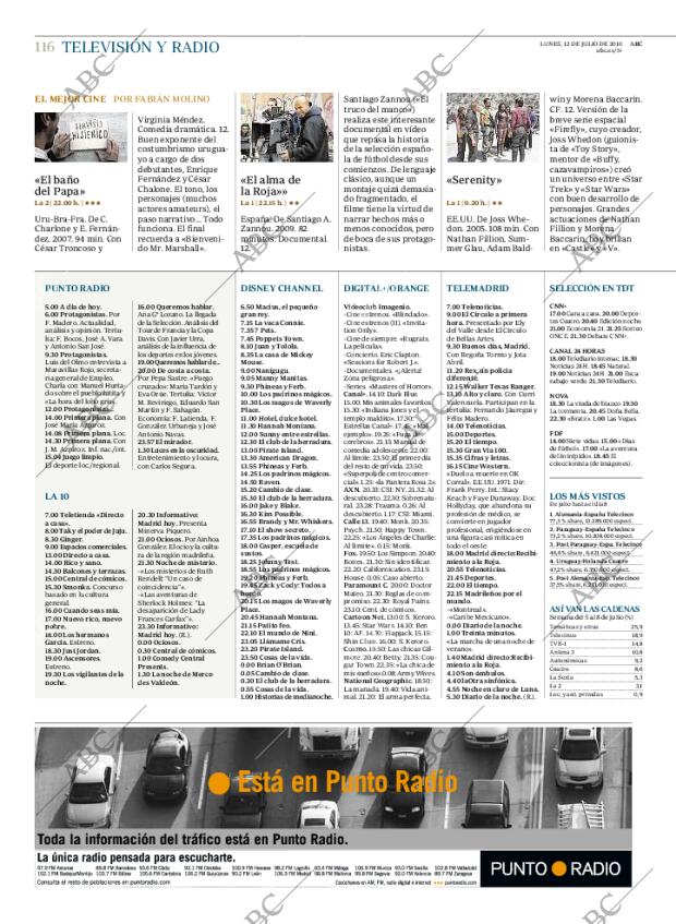 ABC MADRID 12-07-2010 página 116