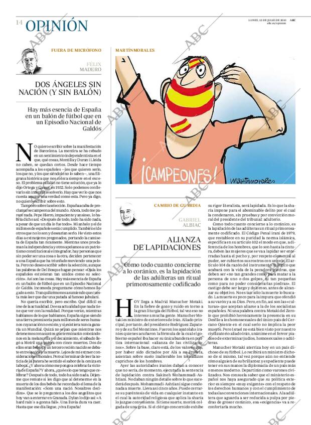 ABC MADRID 12-07-2010 página 14