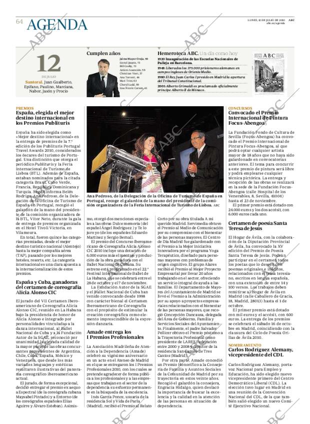 ABC MADRID 12-07-2010 página 64