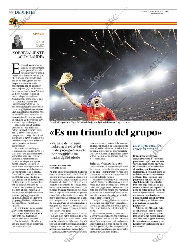 ABC MADRID 12-07-2010 página 88