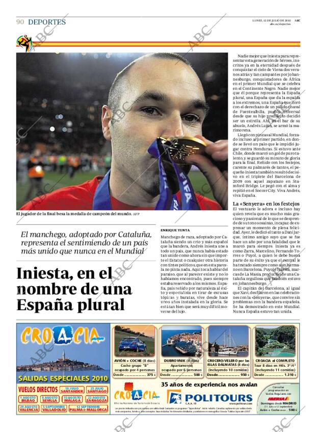 ABC MADRID 12-07-2010 página 90