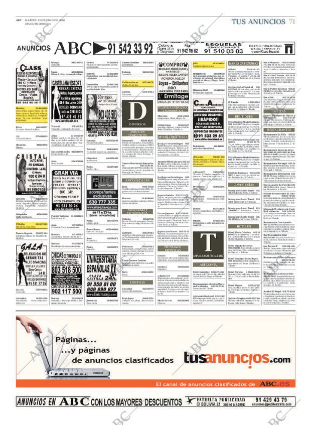 ABC MADRID 13-07-2010 página 73
