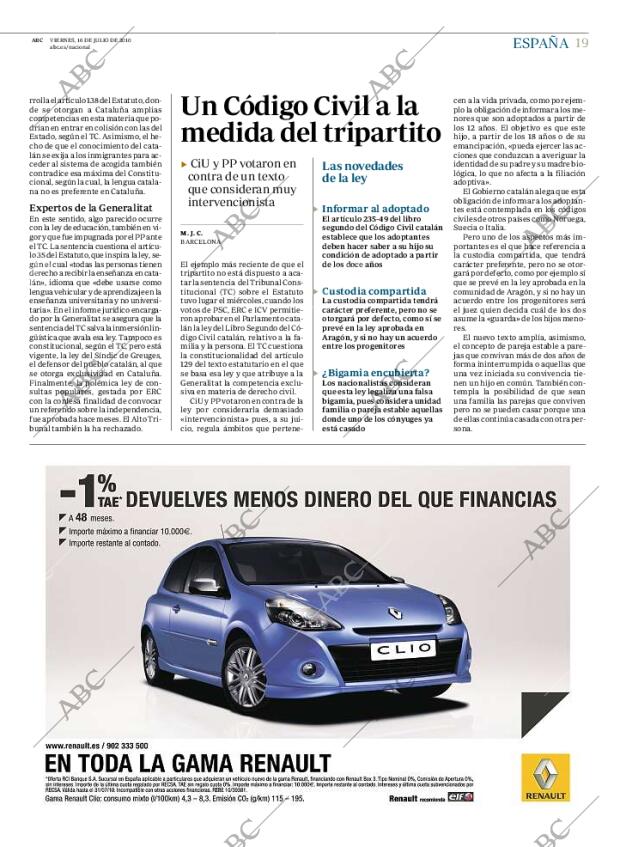 ABC MADRID 16-07-2010 página 19