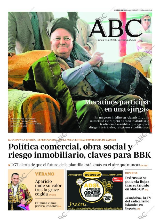 ABC CORDOBA 19-07-2010 página 1