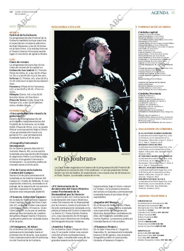 ABC CORDOBA 19-07-2010 página 45