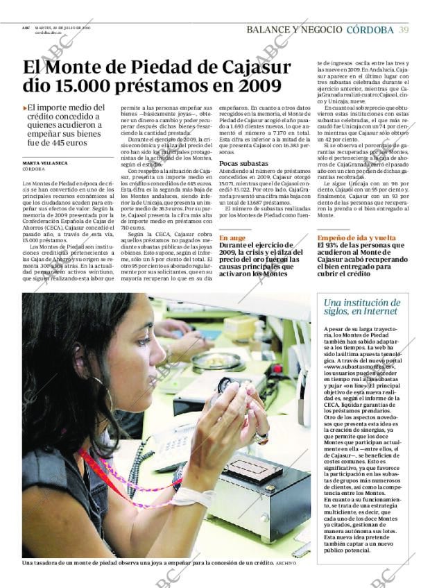 ABC CORDOBA 20-07-2010 página 39