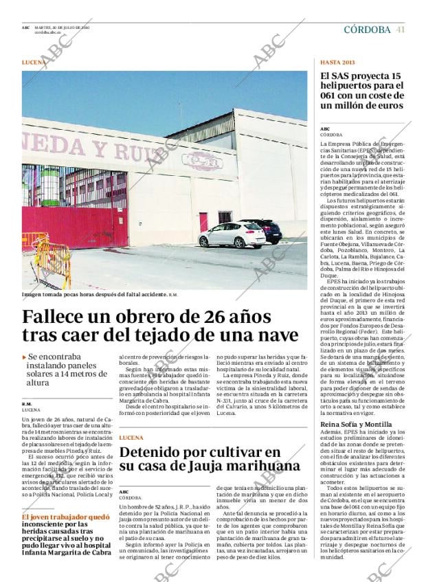 ABC CORDOBA 20-07-2010 página 41