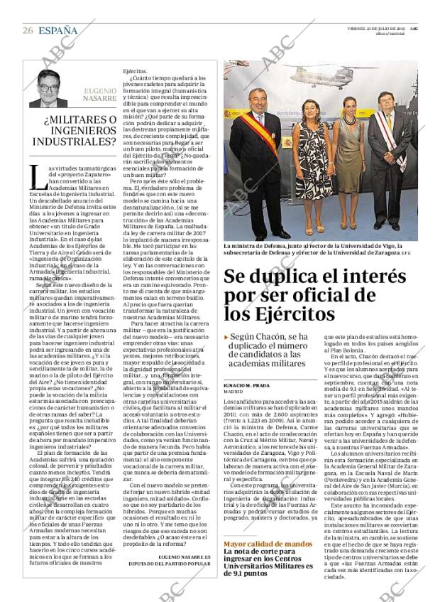 ABC MADRID 23-07-2010 página 26