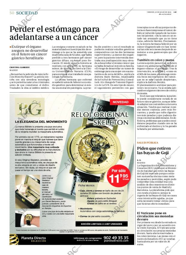 ABC MADRID 23-07-2010 página 50