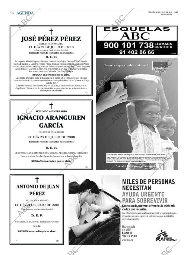 ABC MADRID 23-07-2010 página 54