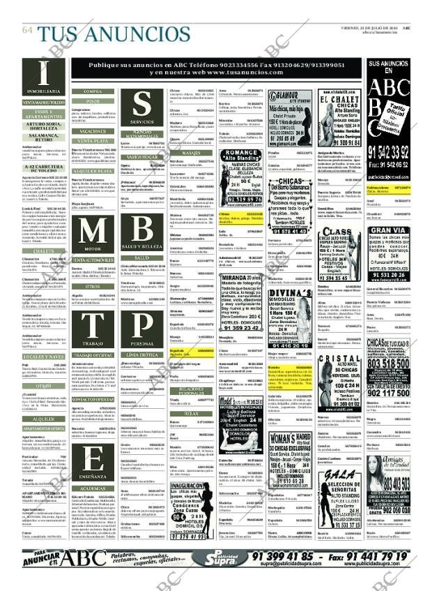 ABC MADRID 23-07-2010 página 64