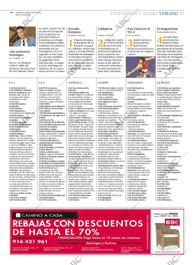 ABC MADRID 23-07-2010 página 87